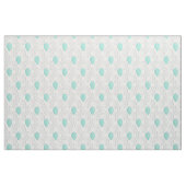 Silver & Turquoise Chic & Modern Leaf Design Stof (Fat Quarter)