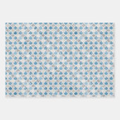 Silver Turquoise Pearl Glitter Mermaid Inpakpapier Vel (Voorkant)