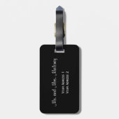 Silver Turtles Beach Style Bagagelabel (Achterkant verticaal)