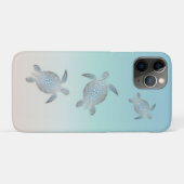 Silver Turtles Beach Style Case-Mate iPhone Case (Achterkant (horizontaal))