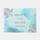 Silver Turtles Beach Style Deurmat (Voorkant)