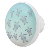 Silver Turtles Beach Style Keramische Knop (Rechts)