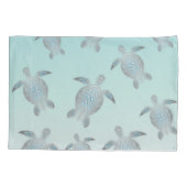 Silver Turtles Beach Style Kussensloop (Achterkant)