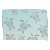 Silver Turtles Beach Style Kussensloop (Voorkant)