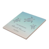 Silver Turtles Beach Style Tegeltje (Zijkant)