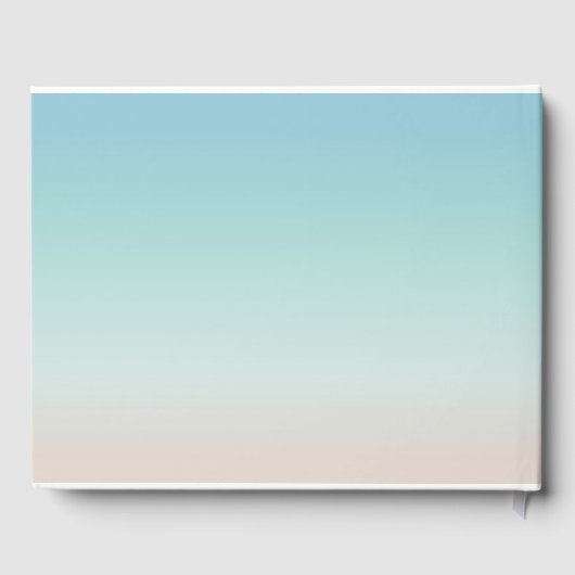 Silver Turtles Beachstyle Seaside Wedding Gastenboek (Achterkant)