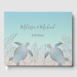 Silver Turtles Beachstyle Seaside Wedding Gastenboek