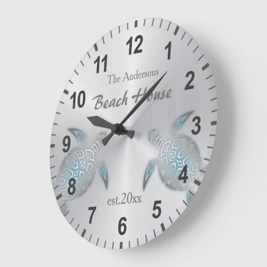 Silver Turtles Familienaam Coastal Grote Klok (Hoek)