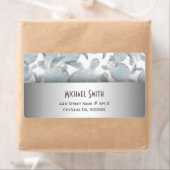 Silver Turtles Pattern Etiket (Insitu)