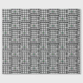 Silver-tv-controller Cadeaupapier (Vlak)