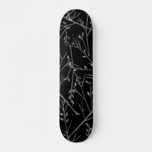 Silver Twigs op Black Persoonlijk Skateboard