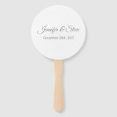 Silver Two wordt één weduwenreeks ventilatoren Handwaaier (Achterkant)