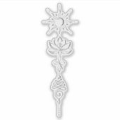 Silver Unalome Group Sticker (Voorkant)