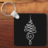 Silver Unalome Sleutelhanger (Voorkant)