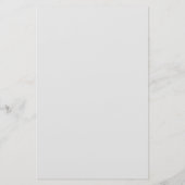 Silver Unicorn Stationery Briefpapier (Achterkant)