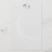 Silver Unicorn Stationery Briefpapier (Voorkant)