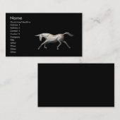 Silver Unicorn Visitekaartje (Voorkant / Achterkant)