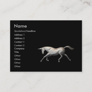 Silver Unicorn Visitekaartje