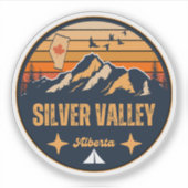 Silver Valley, Alberta Sticker (Voorkant)