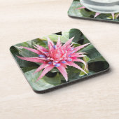 Silver Vase Plant Bloom Floral Bier Onderzetter (Linkerzijde)