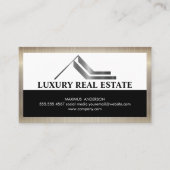 Silver Vastgoed Logo | Bedrijfslogo Visitekaartje (Voorkant)