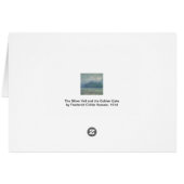 Silver Veil en Golden Gate van Childe Hassam (Achterkant Horizontaal)