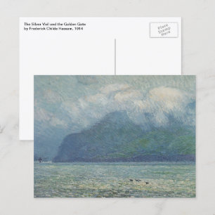 Silver Veil en Golden Gate van Childe Hassam Briefkaart
