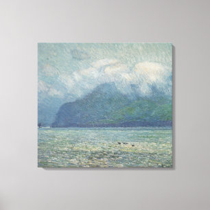 Silver Veil en Golden Gate van Childe Hassam Canvas Afdruk