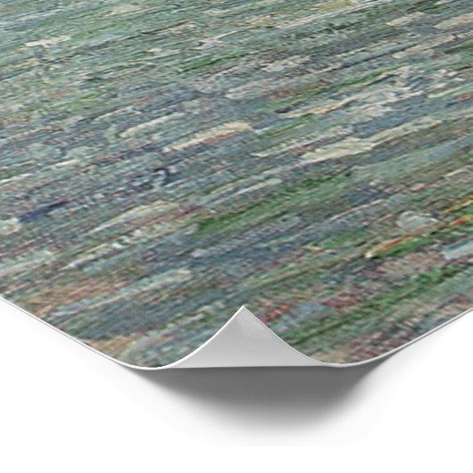 Silver Veil en Golden Gate van Childe Hassam Poster (Hoek)