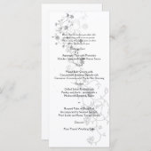 Silver Vines Menu (Voorkant / Achterkant)