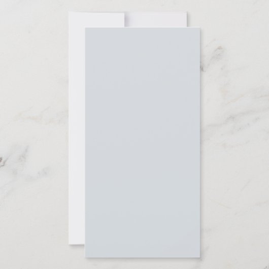 Silver Vintage with Bow Wedding Invitation (Achterkant)