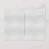 Silver violet vow trouwverlenging uitnodiging briefkaart (Achterkant)