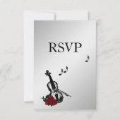 Silver Violin Music RSVP met boomkeuzen (Achterkant)
