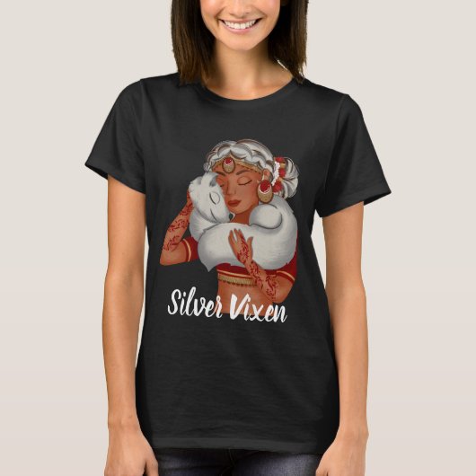 Silver vixen t-shirt (Voorkant)