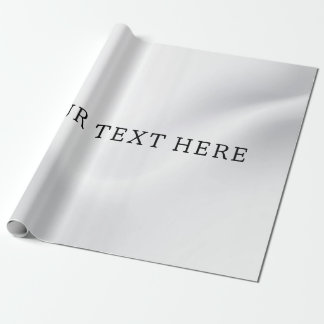 Silver voeg uw aangepaste tekst inpakpapier