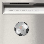 Silver Voetbal aanpasbaar fotolijst Magneet (Insitu (Vaatwasser))