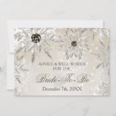 Silver vrijgezellenfeest Advice and Well Wishes Ca Kaart (Voorkant)