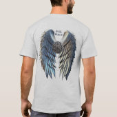 Silver Warrier Angel Wings T-shirt (Achterkant)