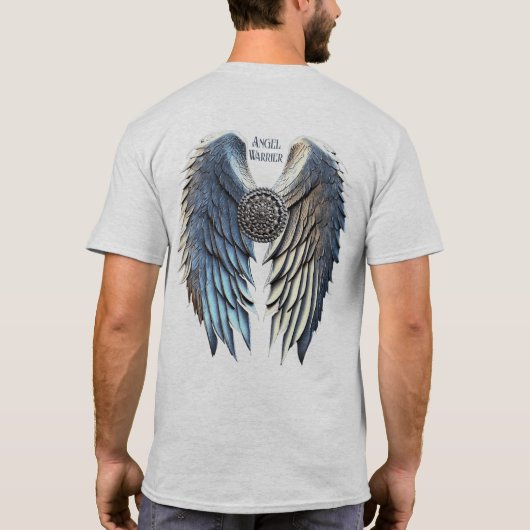 Silver Warrier Angel Wings T-shirt (Achterkant)