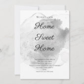 Silver Waterverf Wash Splash Moving Aankondiging (Voorkant)