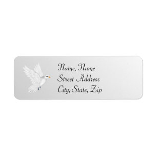 Silver Weddenschapslabel met hond Etiket