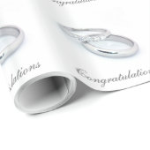 Silver Wedding Bands Cadeaupapier (Rol Hoek)