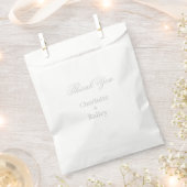 Silver Wedding Bedankzakje (Geknipt)