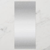 Silver Wedding Buffet Menu (Achterkant)