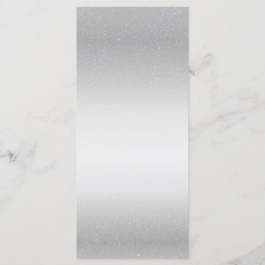 Silver Wedding Buffet Menu (Achterkant)