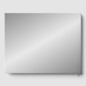 Silver Wedding Guest Book Gastenboek (Achterkant)