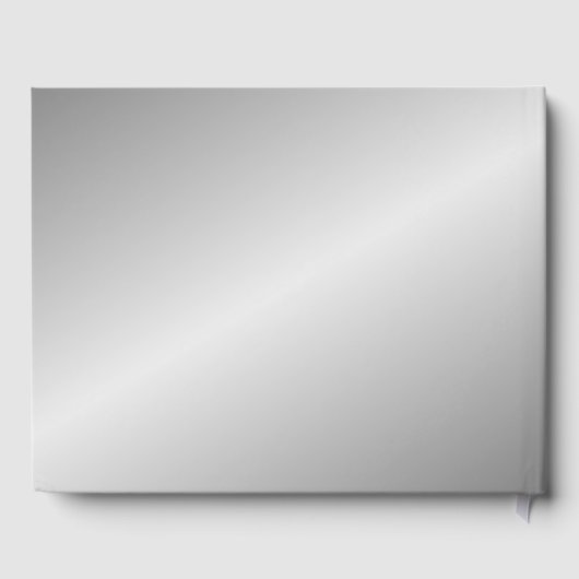 Silver Wedding Guest Book Gastenboek (Achterkant)