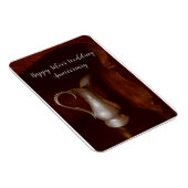 Silver Wedding Jubileum 25 jaar gefeliciteerd Magneet (Rechterzijde)