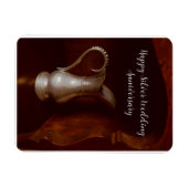 Silver Wedding Jubileum 25 jaar gefeliciteerd Magneet (Horizontaal)