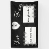 Silver Wedding Jubileum Banner (Verticaal)